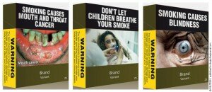 пачки сигарет в Австралии